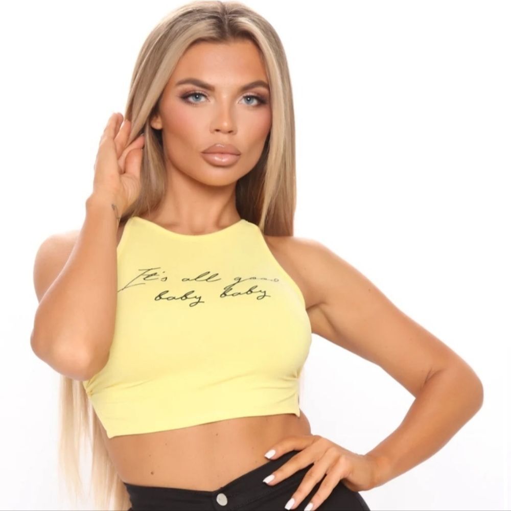 Fashion Nova It's All Good Baby‎ Baby Backless Top